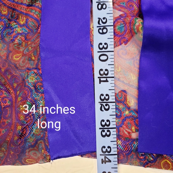 Vintage Victoria Secret Sheer Floral Robe OSFA - Picture 14 of 14